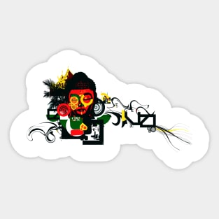 Buddha abstract Sticker